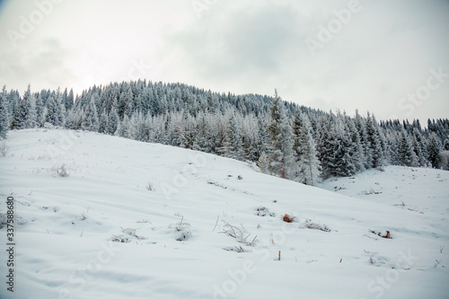 Early morning winter mountain landscape © John