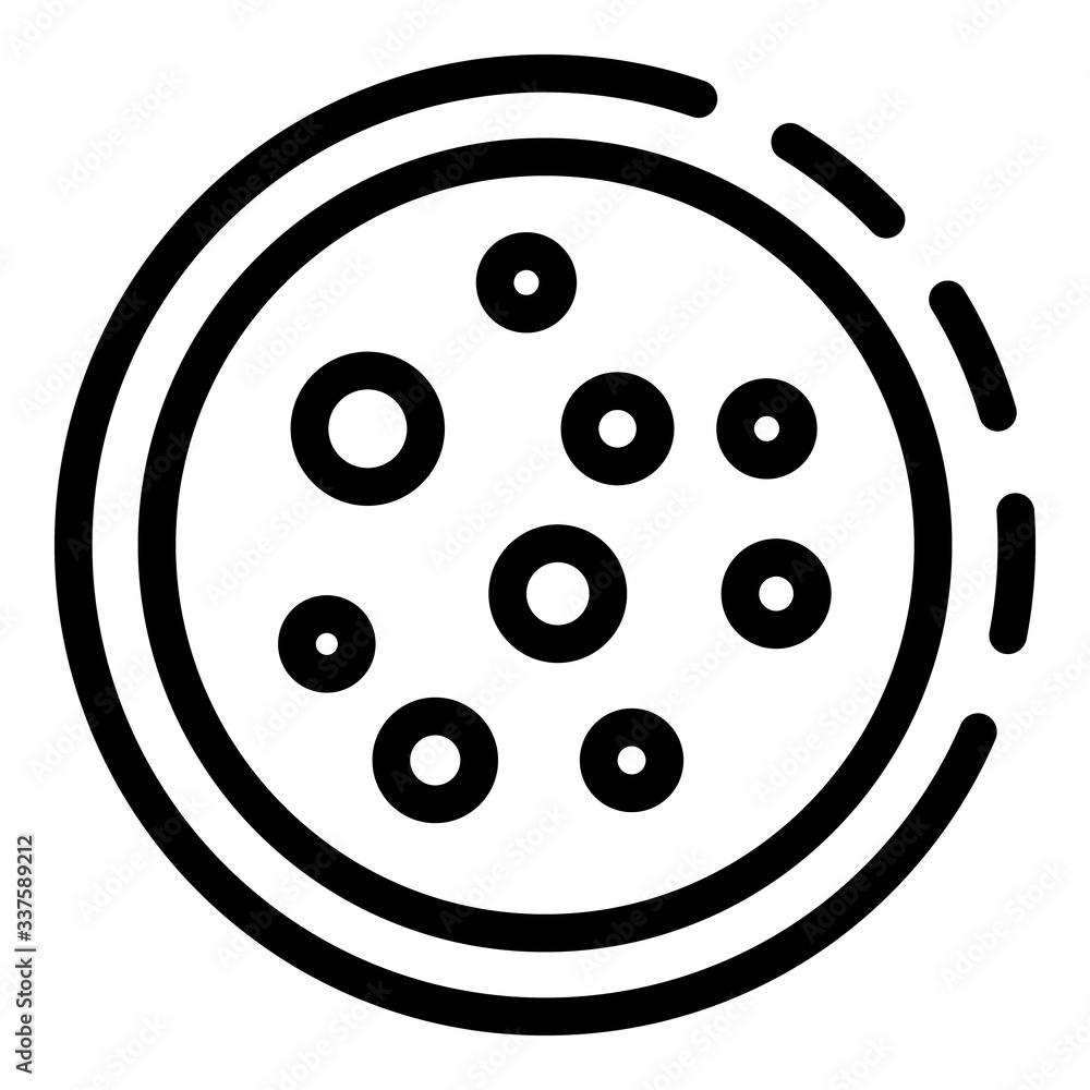 Acne closeup icon. Outline acne closeup vector icon for web design isolated on white background Acne closeup icon. Outline acne closeup vector icon for web design isolated on white background