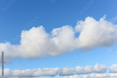 Blue Sky with Clouds, suitable for blue sky replacement in real estate