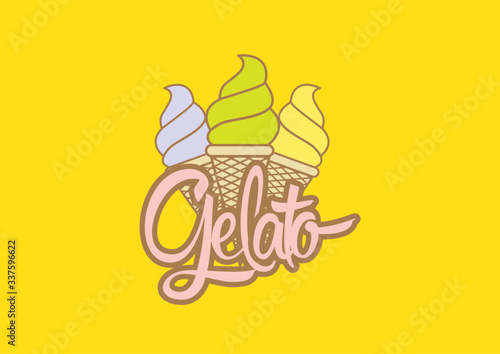 Icecream logo concept