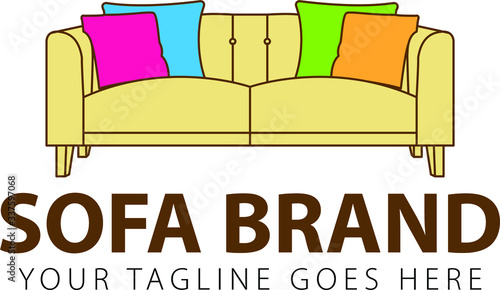 Meble  logo koncepcja