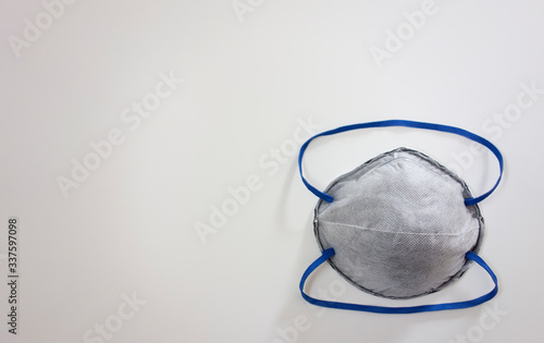 protective mask isolated on white N95 mask マスク　医療用マスク　COVID-19 Medicalmask　コロナウィルス photo