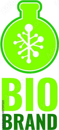 Biotechnologia  logo koncepcja