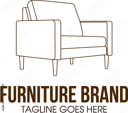 Meble  logo koncepcja