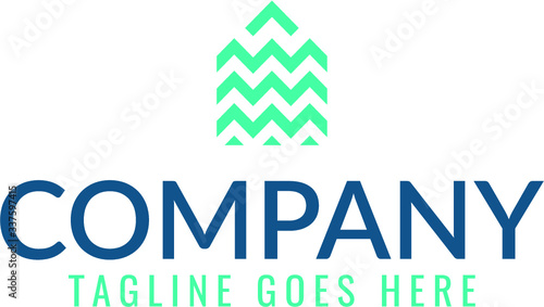 Dom - biznes logo koncepcja