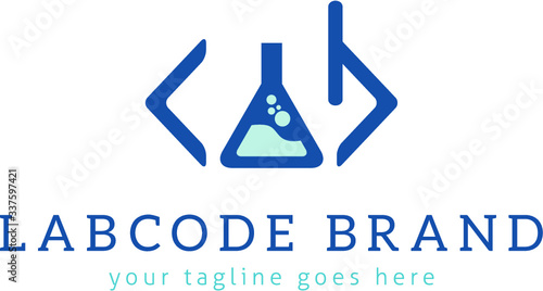 Laboratorium logo koncepcja