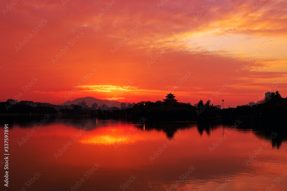West Lake Park, Quanzhou City, China. West Lake Park, Quanzhou City, China.