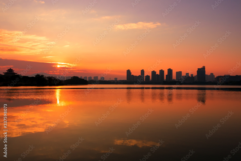 West Lake Park, Quanzhou City, China.