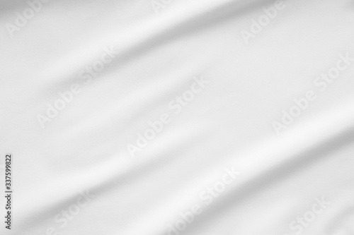 White fabric smooth texture surface background