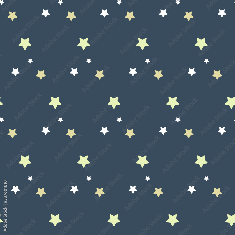 Background with stars. Seamless pattern for kids. Design for wallpaper, print, textile. Background with stars. Seamless pattern for kids. Design for wallpaper, print, textile.