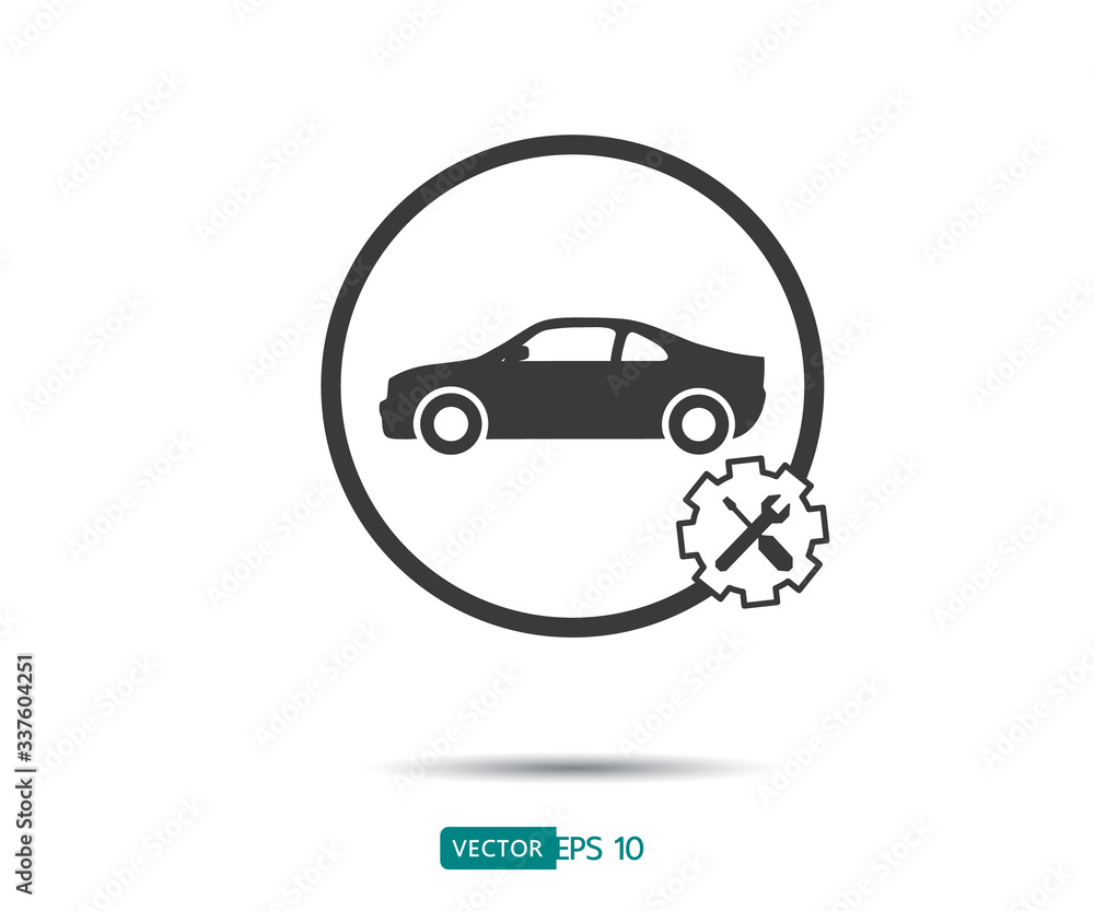 Car service icon, Auto Repair, Flat Maintenance logo design Vector illustration Car service icon, Auto Repair, Flat Maintenance logo design Vector illustration
