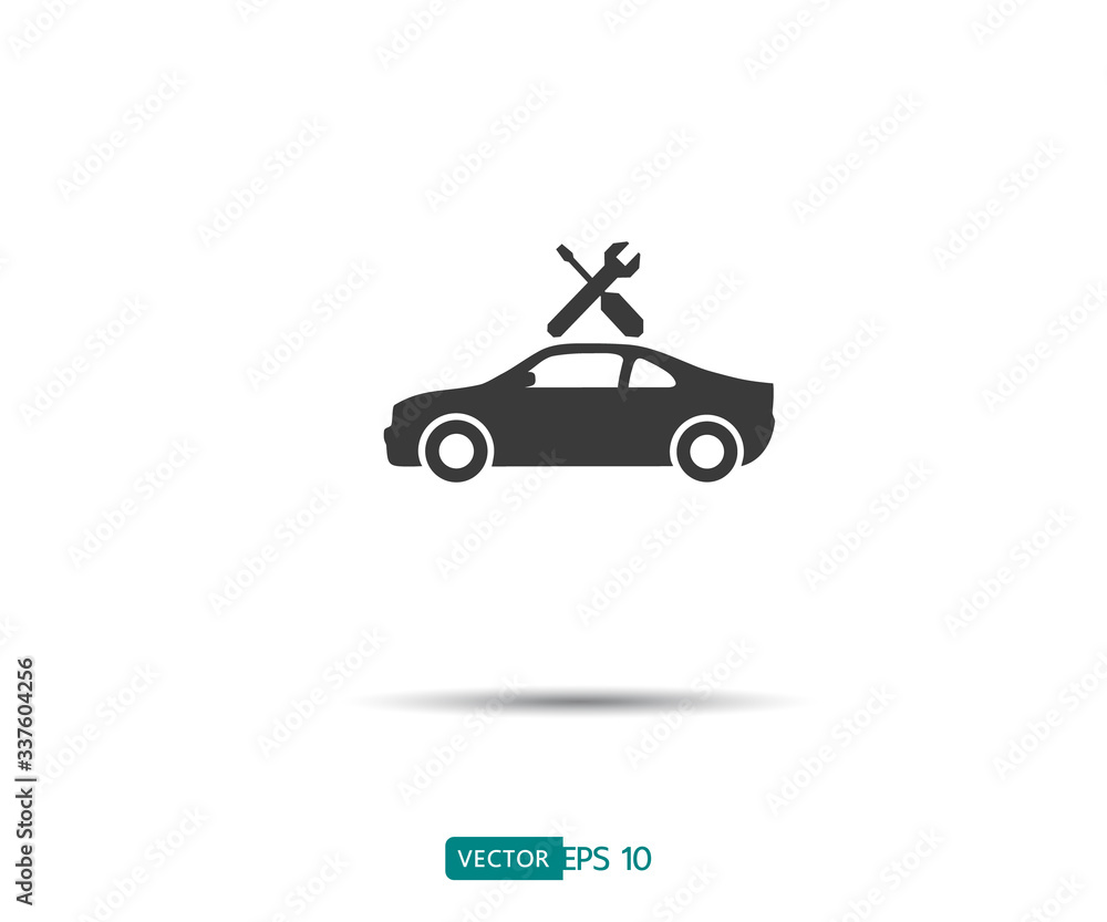 Car service icon, Auto Repair, Flat Maintenance logo design Vector illustration Car service icon, Auto Repair, Flat Maintenance logo design Vector illustration