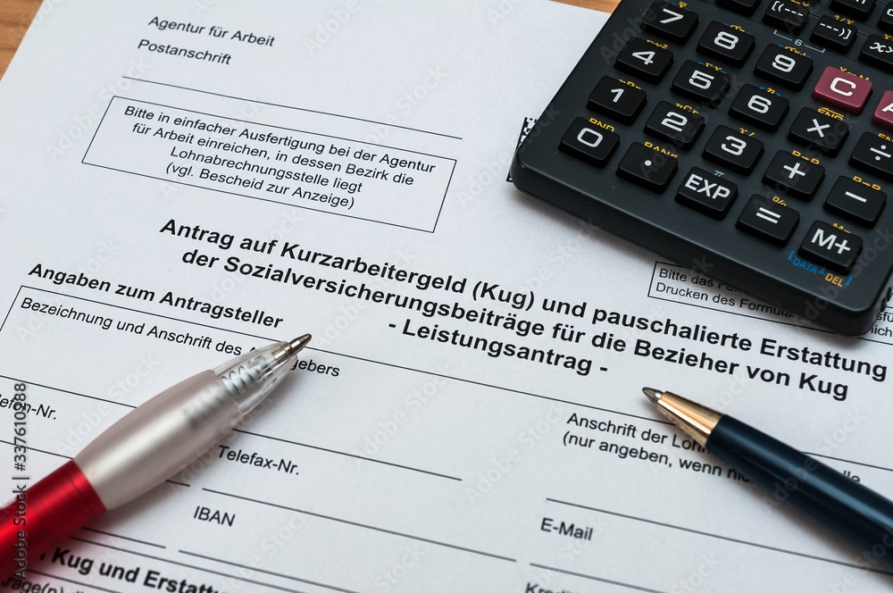 Antrag Arbeitsamt auf Kurzarbeit (KUG) einreichen
Antrag Arbeitsamt auf Kurzarbeit (KUG) einreichen