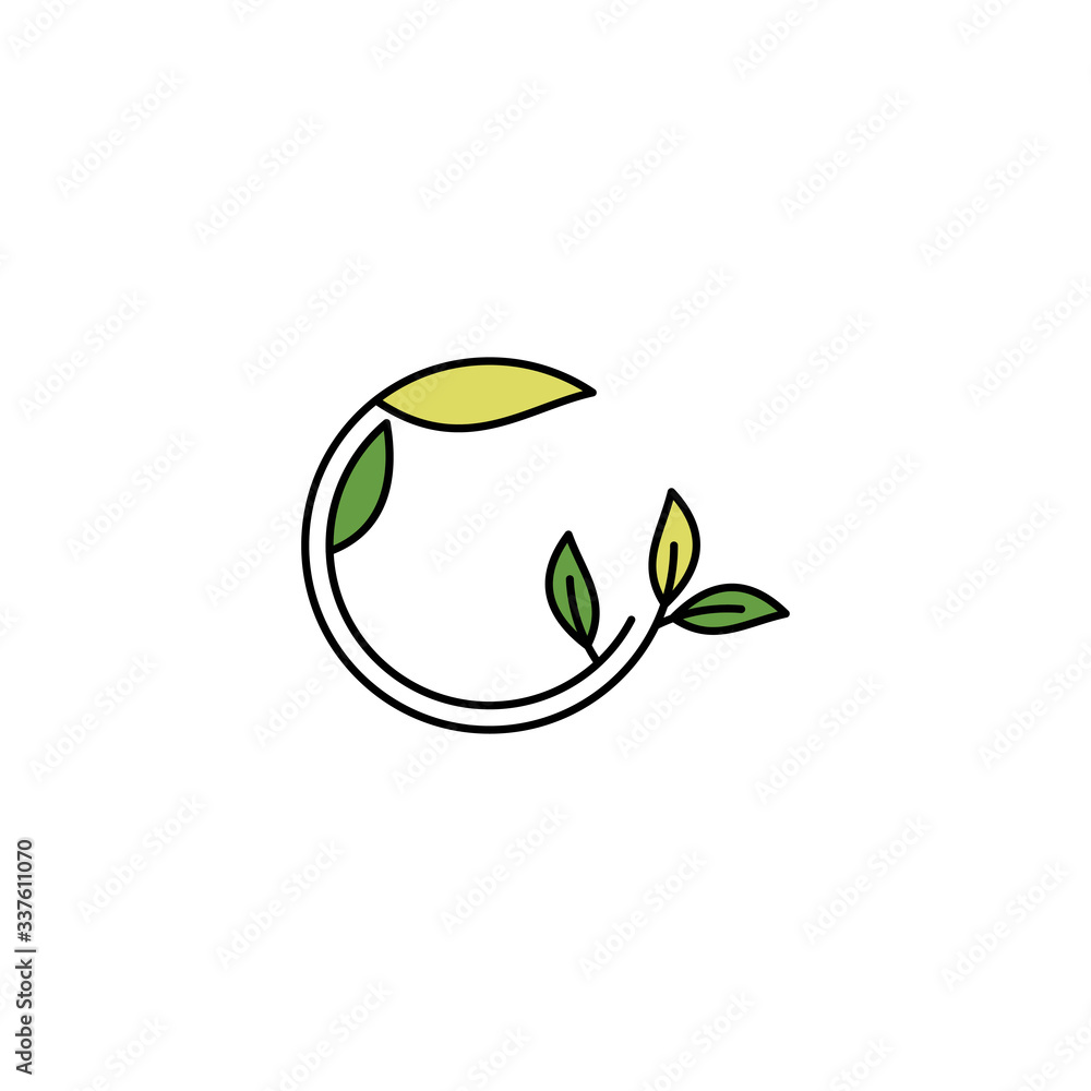 Tree leaf logo template design vector , icon illustration Tree leaf logo template design vector , icon illustration