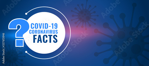 covid19 coronavirus facts and question and answer background