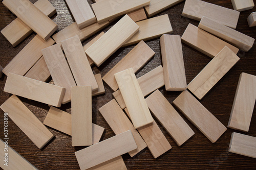 A tower of sticks, a board game for friends