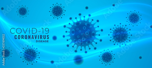 floating coronavirus covid19 spreading infection and disease background
