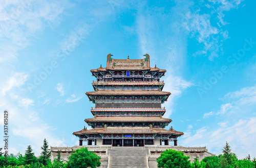 Stork towers in China 