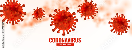 dangerous coronavirus covid19 outbreak spread background design