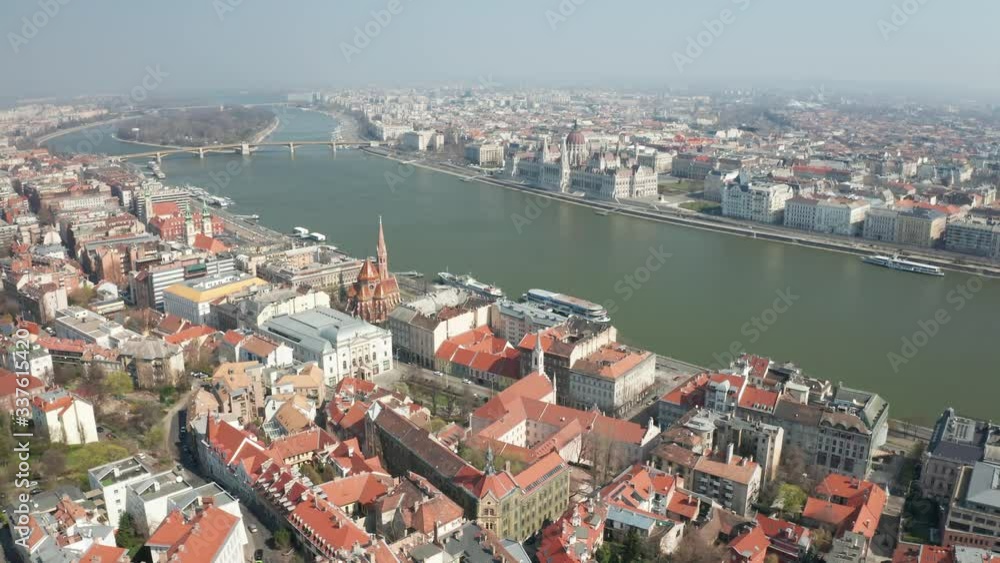 Empty streets in Budapest, Hungary. Tourism stopped in Europe in 2020. Empty streets in Budapest, Hungary. Tourism stopped in Europe in 2020.