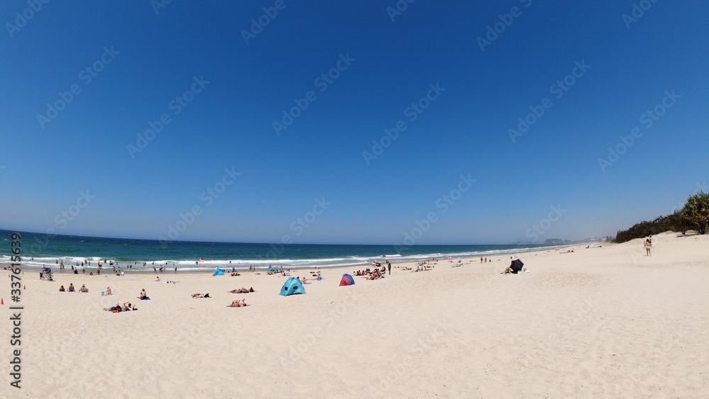 Surfers Paradise Queensland Australia on the beach