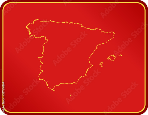 map of Spain