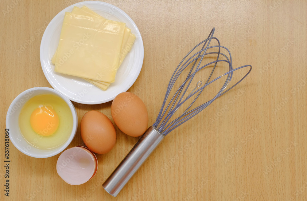 Close-up view of raw chicken eggs on background Close-up view of raw chicken eggs on background