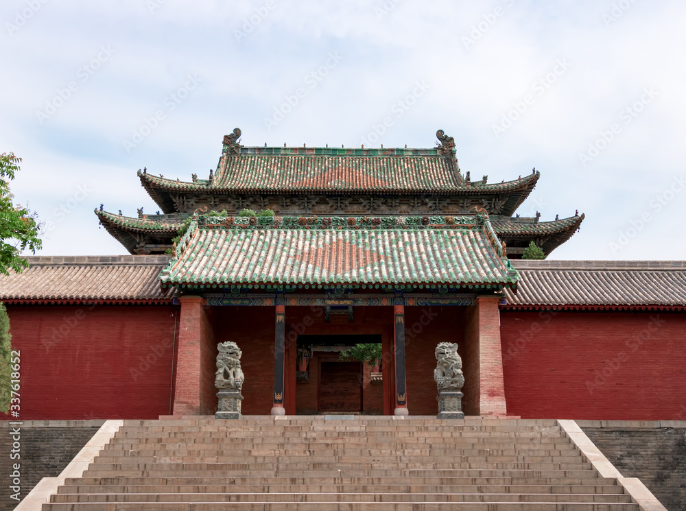 Houses in ancient northern China.