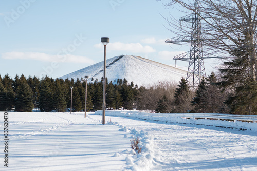 Winter in Moerenuma Park is a municipal park in Sapporo, Japan. 
