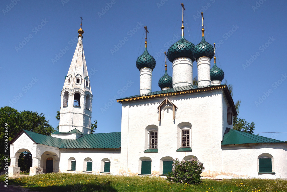 Church of St. Nicholas the Rubble in Yaroslavl. Gold ring of Russia Church of St. Nicholas the Rubble in Yaroslavl. Gold ring of Russia