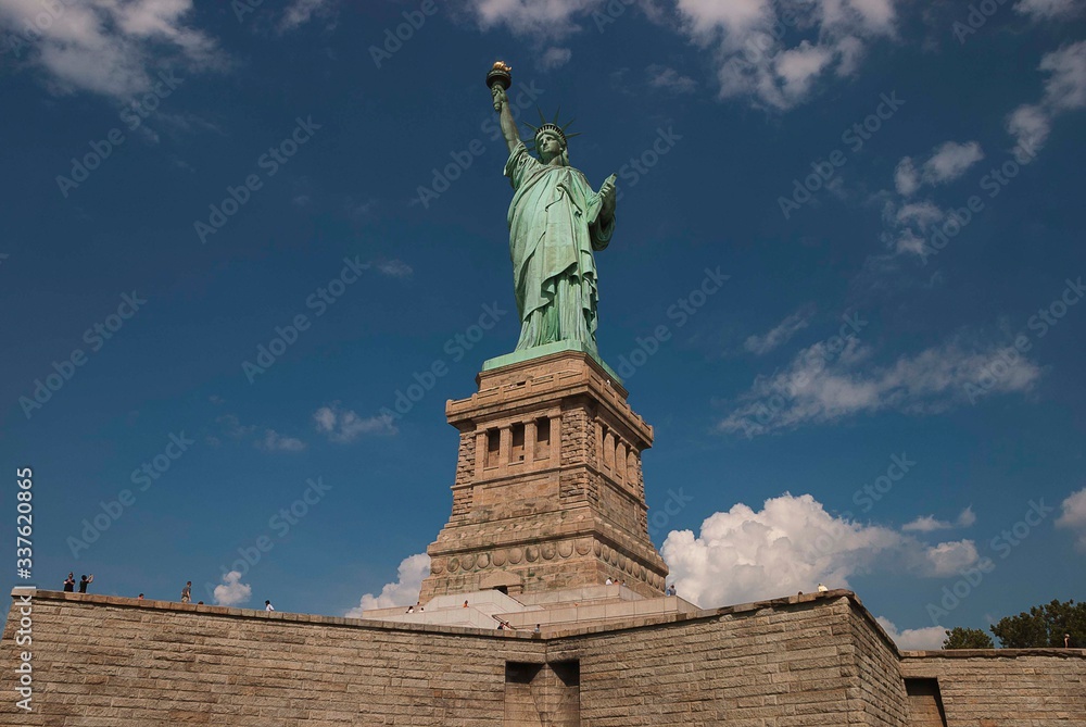 The Statue of Liberty on Liberty Island in New York