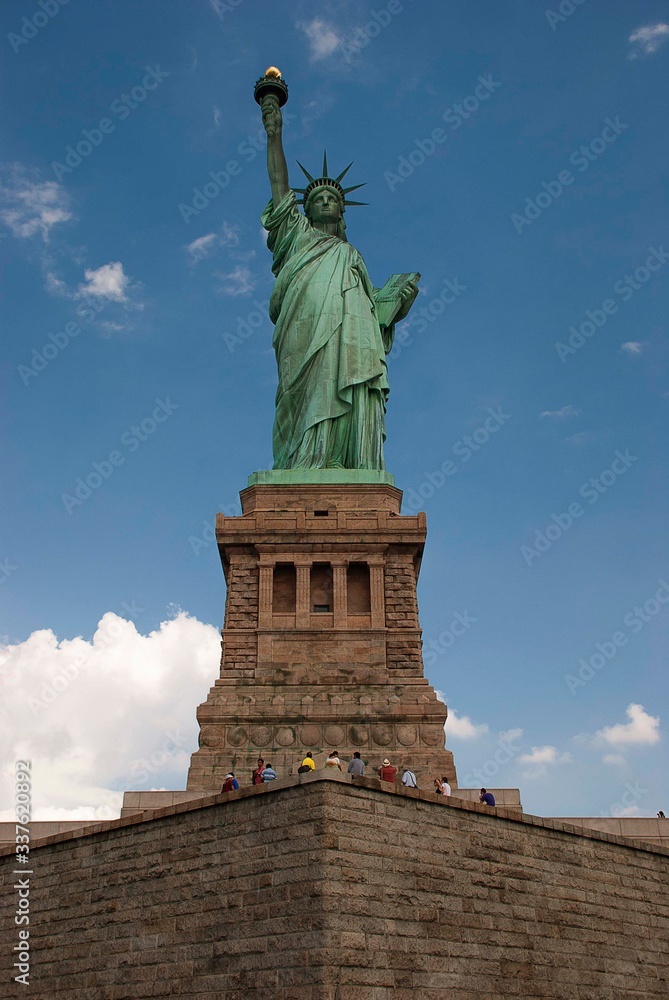 Fototapeta premium The Statue of Liberty on Liberty Island in New York