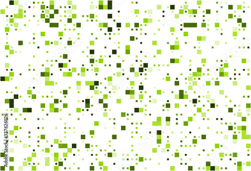 colorful of Pixel gradient texture random horizontal mosaic.  Mosaic pattern with small and large squares. suitable for your design needs.
