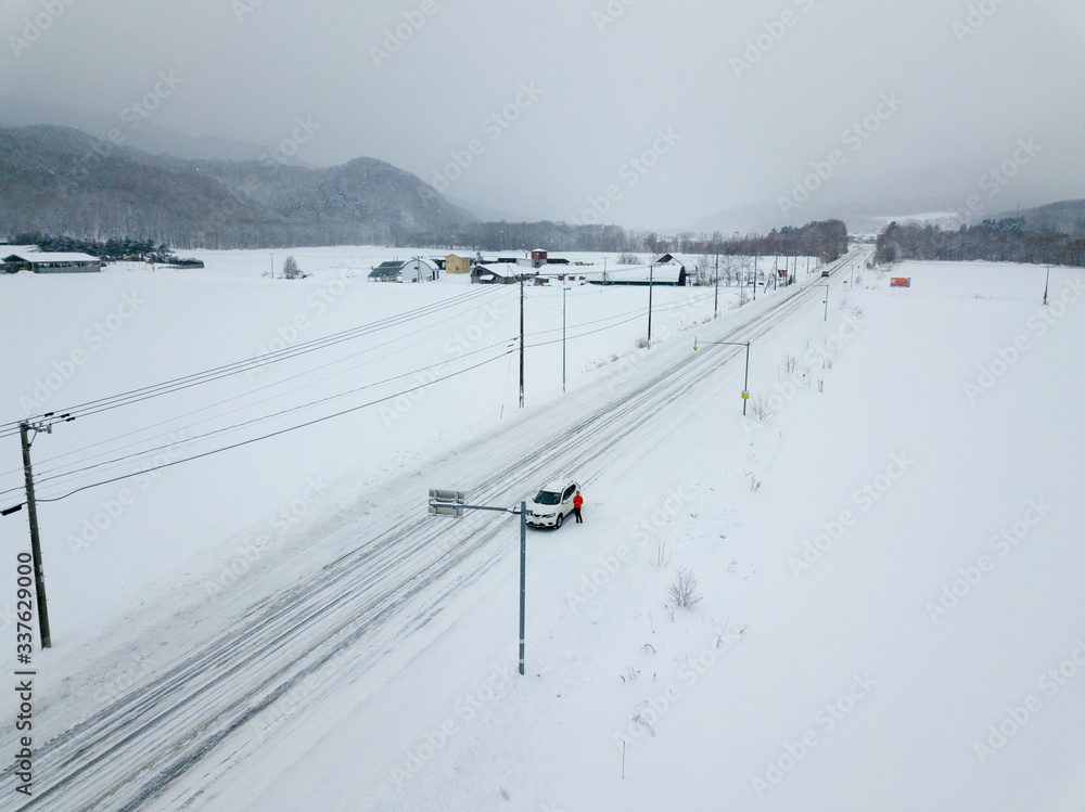 road trip across hokkaido in winter season
road trip across hokkaido in winter season