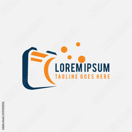snapshot photograpy camera logo vector graphic design