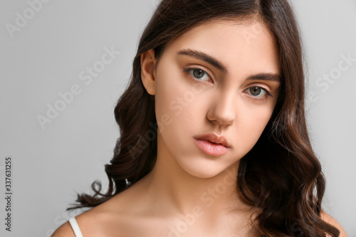 Young woman with beautiful ...