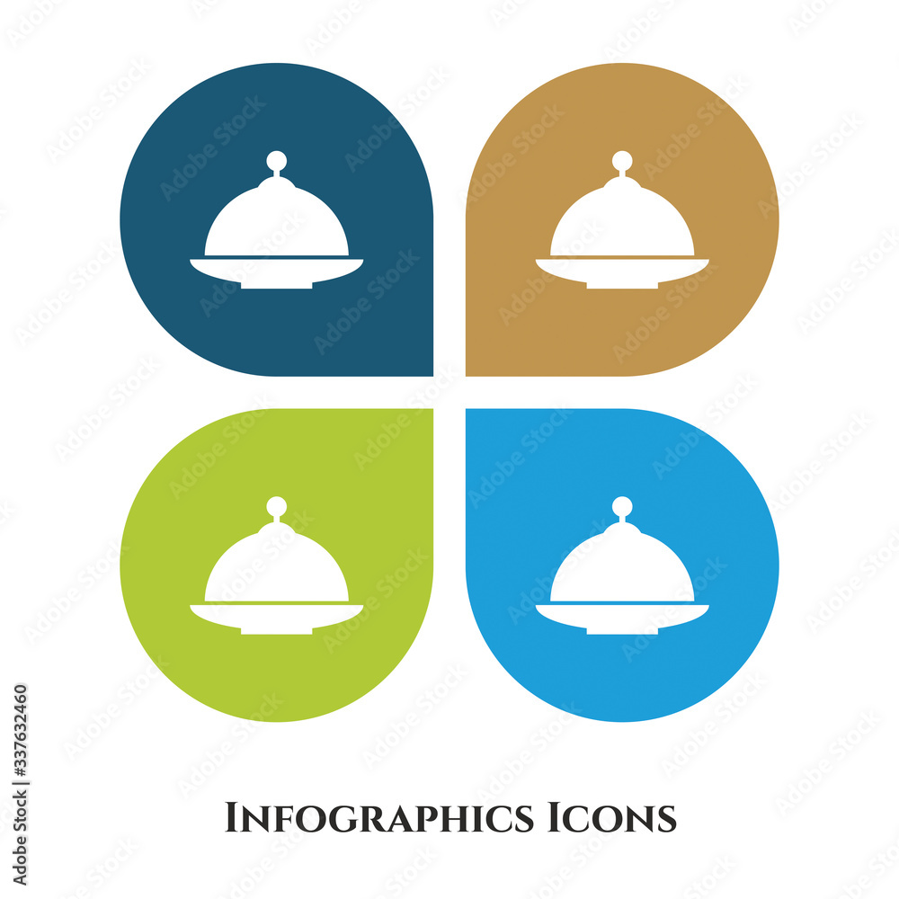 Food Cover Vector Illustration icon for all purpose. Isolated on 4 different backgrounds. Food Cover Vector Illustration icon for all purpose. Isolated on 4 different backgrounds.