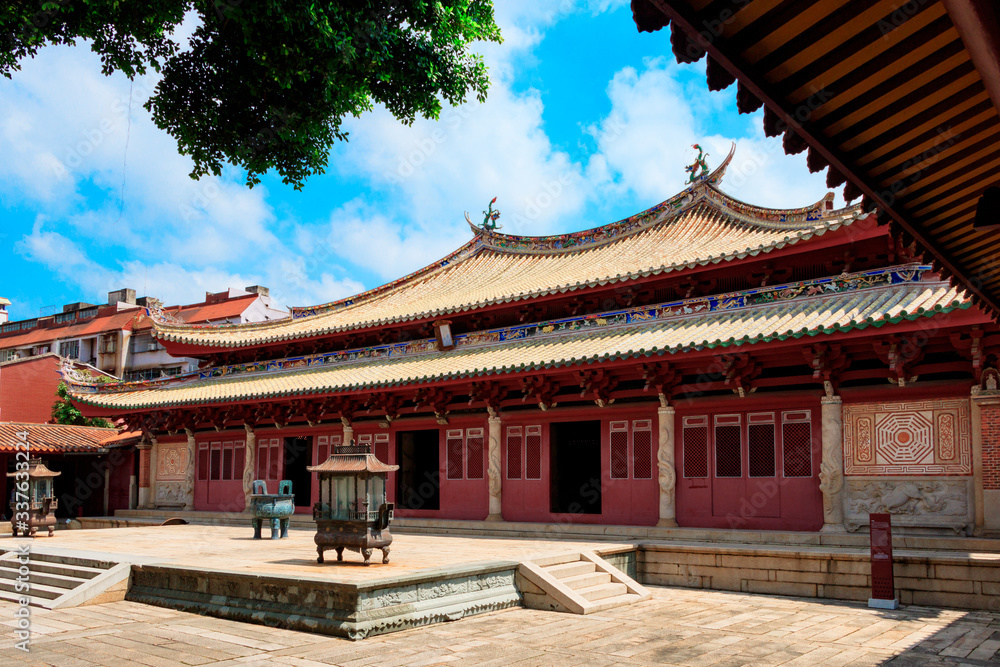 Ancient buildings in Fujian, China.
Ancient buildings in Fujian, China.