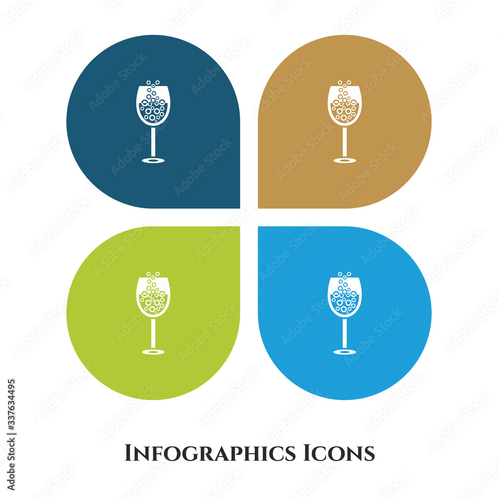 Wine Glass or Mug Vector Illustration icon for all purpose. Isolated on 4 different backgrounds. Wine Glass or Mug Vector Illustration icon for all purpose. Isolated on 4 different backgrounds.
