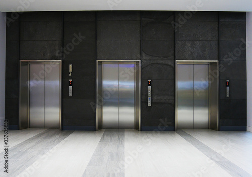 3 Lift off the black, closed in the interior office floor