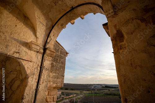 Tablou pe pânză the Masseria Jesce, an ancient farm, built along the ancient Appian way in Altam