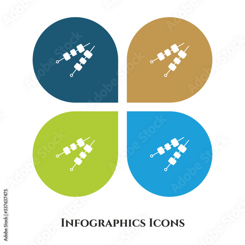Vector Illustration icon for all purpose. Isolated on 4 different backgrounds.