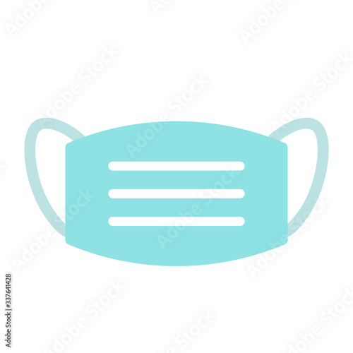 Doctor face mask vector icon