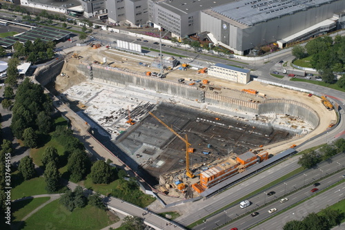 Baustelle der BMW Erlebniswelt photo