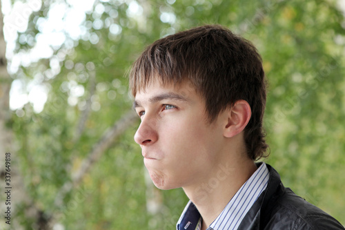 irresolute young man