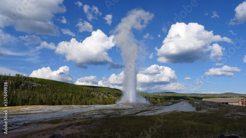 Geyser in the US park