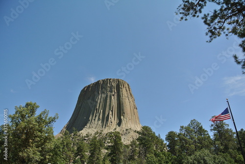 Devils tower in the US