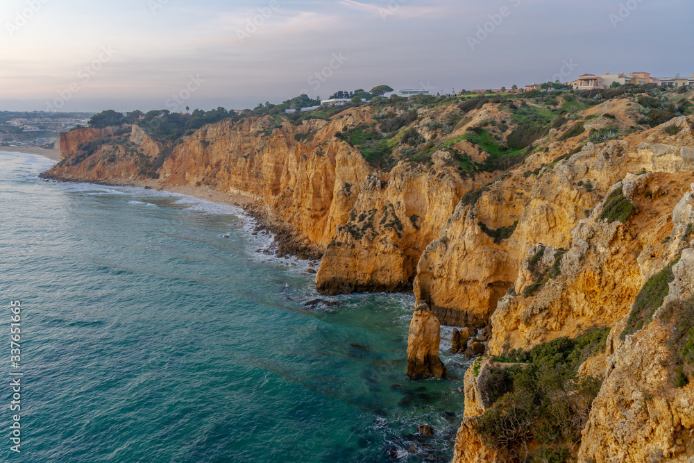 Ponta da Piedade cliffs Lagos, Algarve, Portugal	