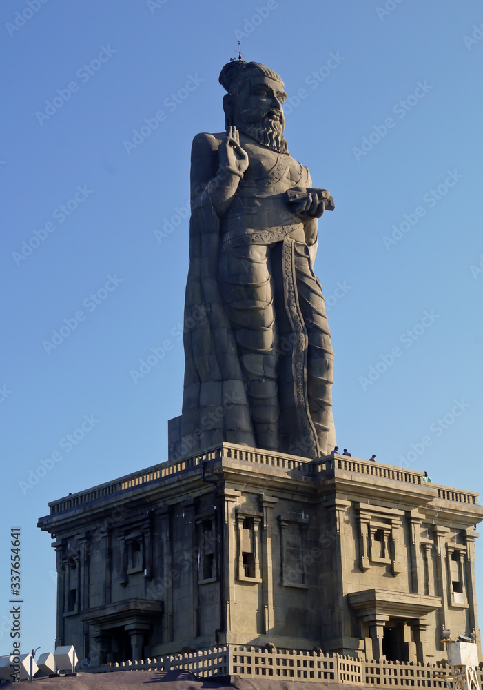 Thiruvalluvar Statue, Kanyakumari 10 March 2020. Monumental, 40mhigh