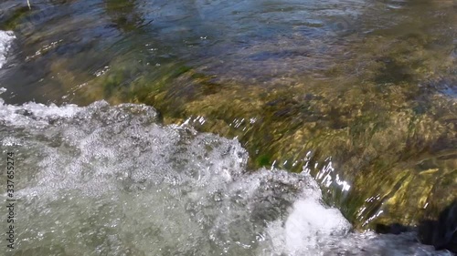 Wallpaper Mural water flow in a river water splash slow motion Torontodigital.ca